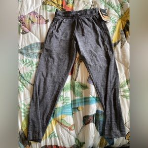 Girls Reebok gray jersey pants